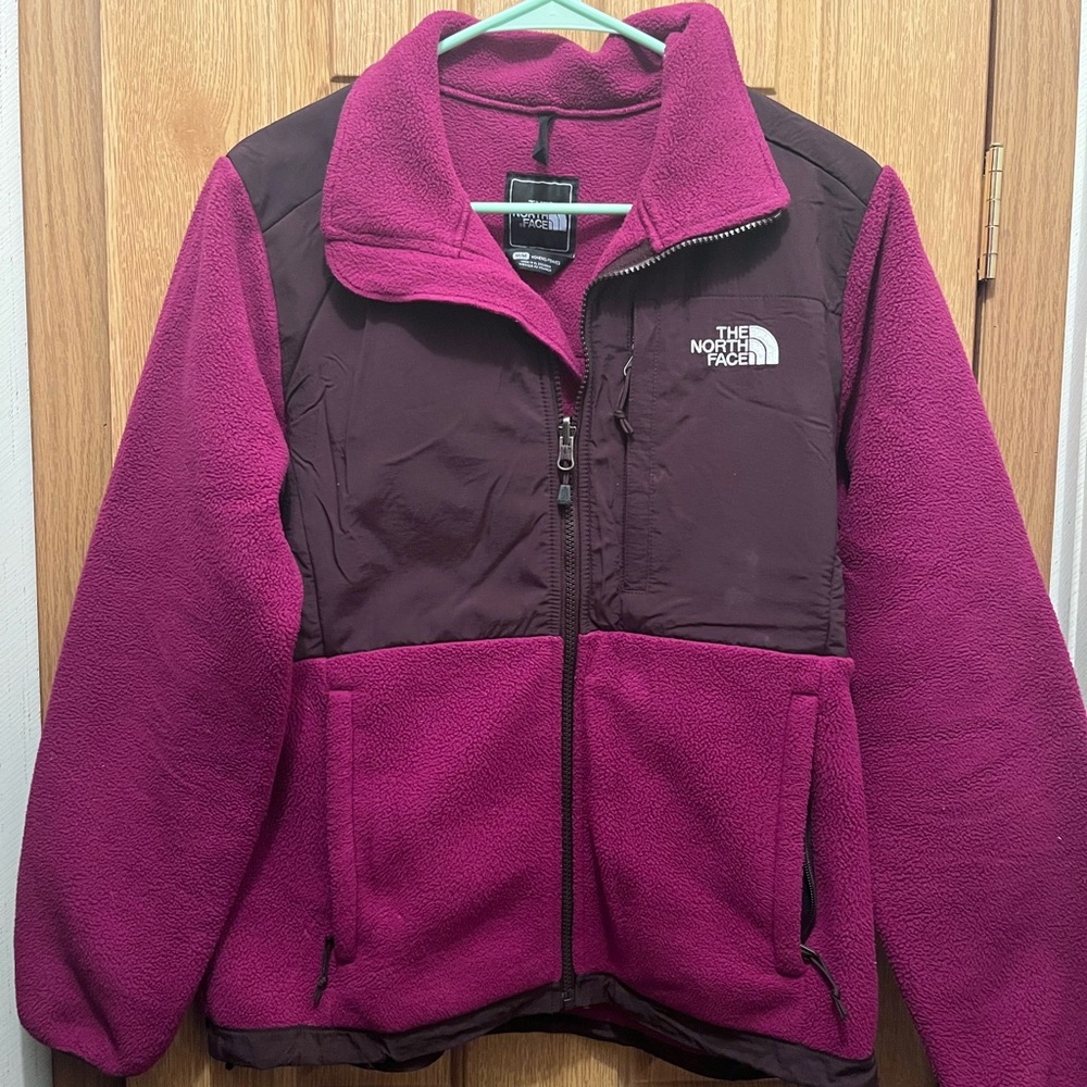 The North Face Pink and dark purple Denali Fleece Jacket